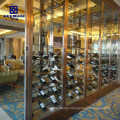 Custom Made Modern Stainless Steel Wine Display Rack